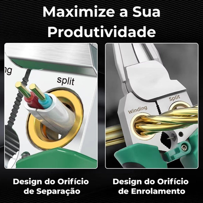 🔥Tesoura Profissional 8 em 1 Elétrica