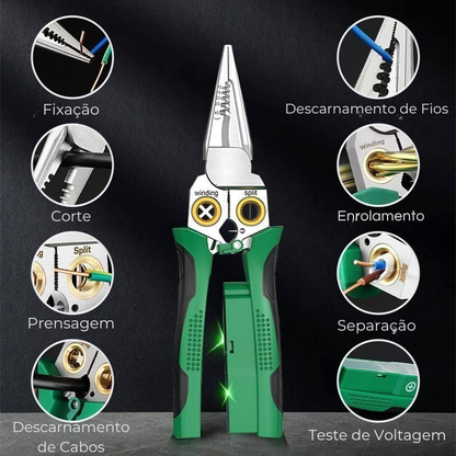 🔥Tesoura Profissional 8 em 1 Elétrica