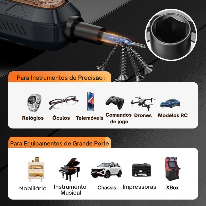 Kit Profissional de Chaves de Precisão 180-em-1