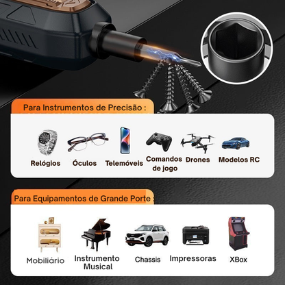 Kit Profissional de Chaves de Precisão 180-em-1