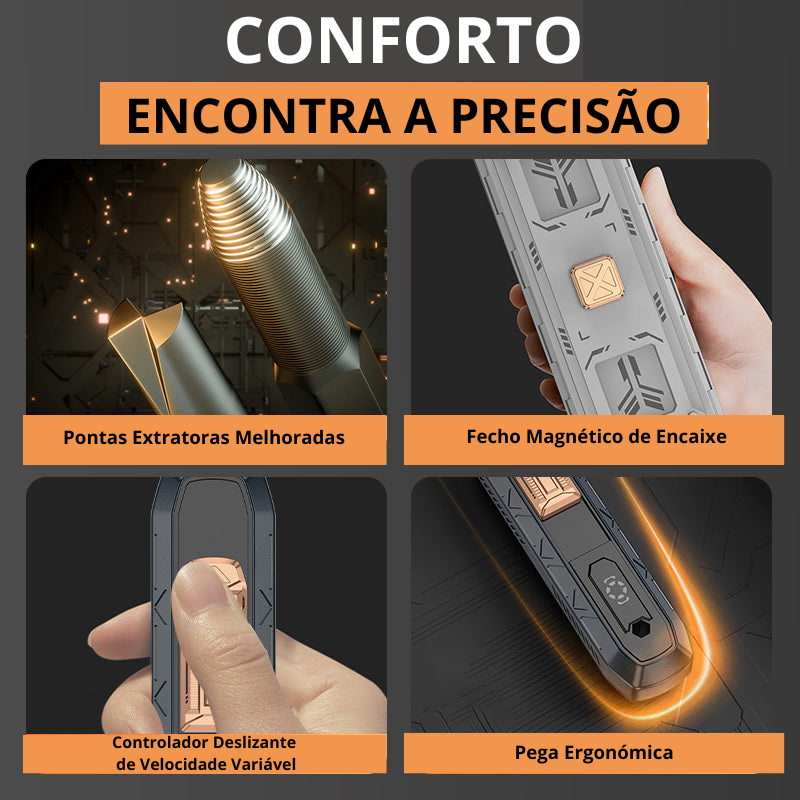 Kit Profissional de Chaves de Precisão 180-em-1